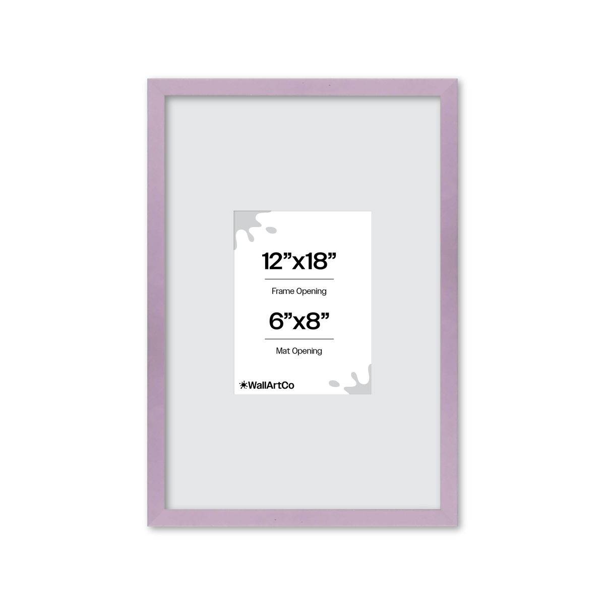 The Attention Grabber Purple Picture Frame