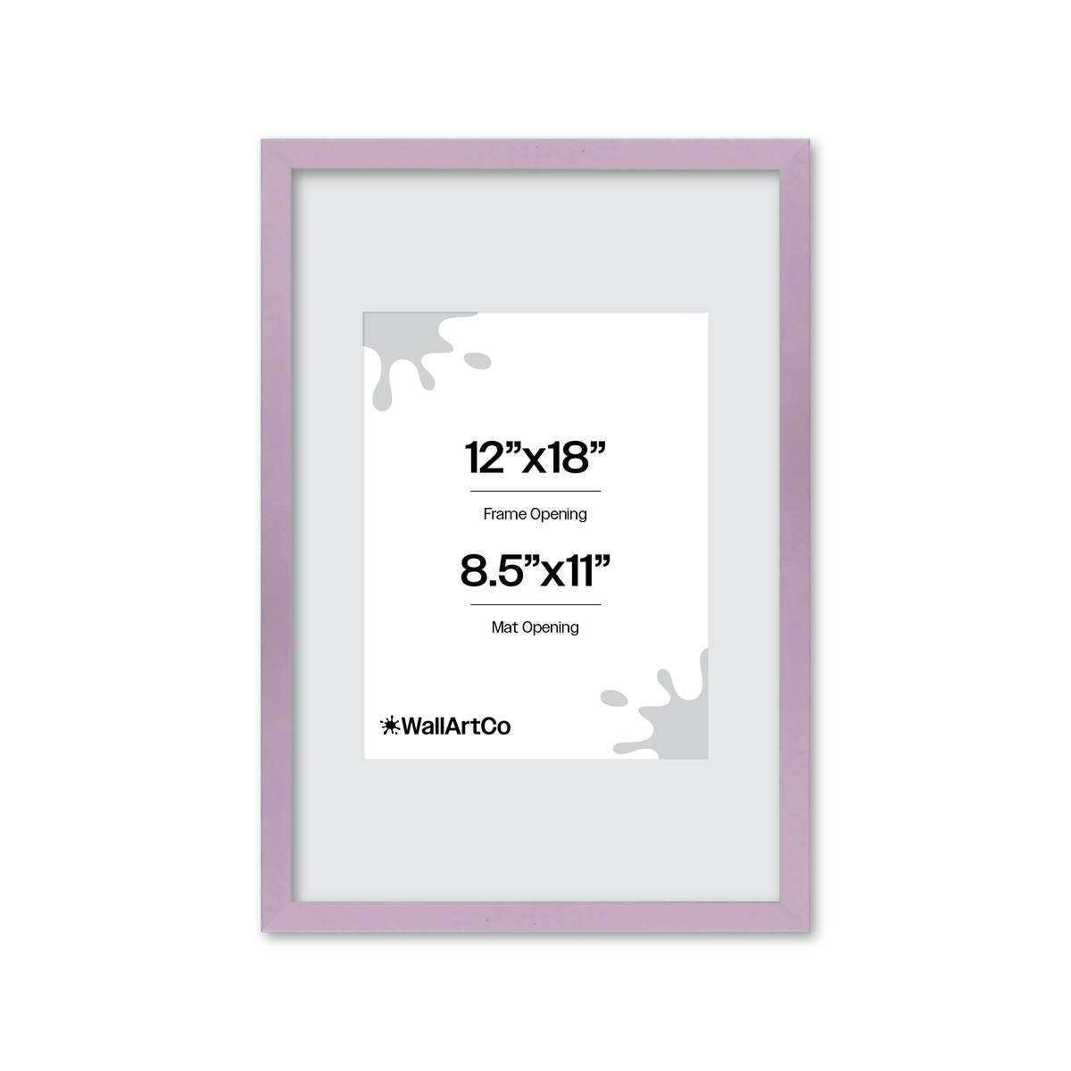 The Attention Grabber Purple Picture Frame