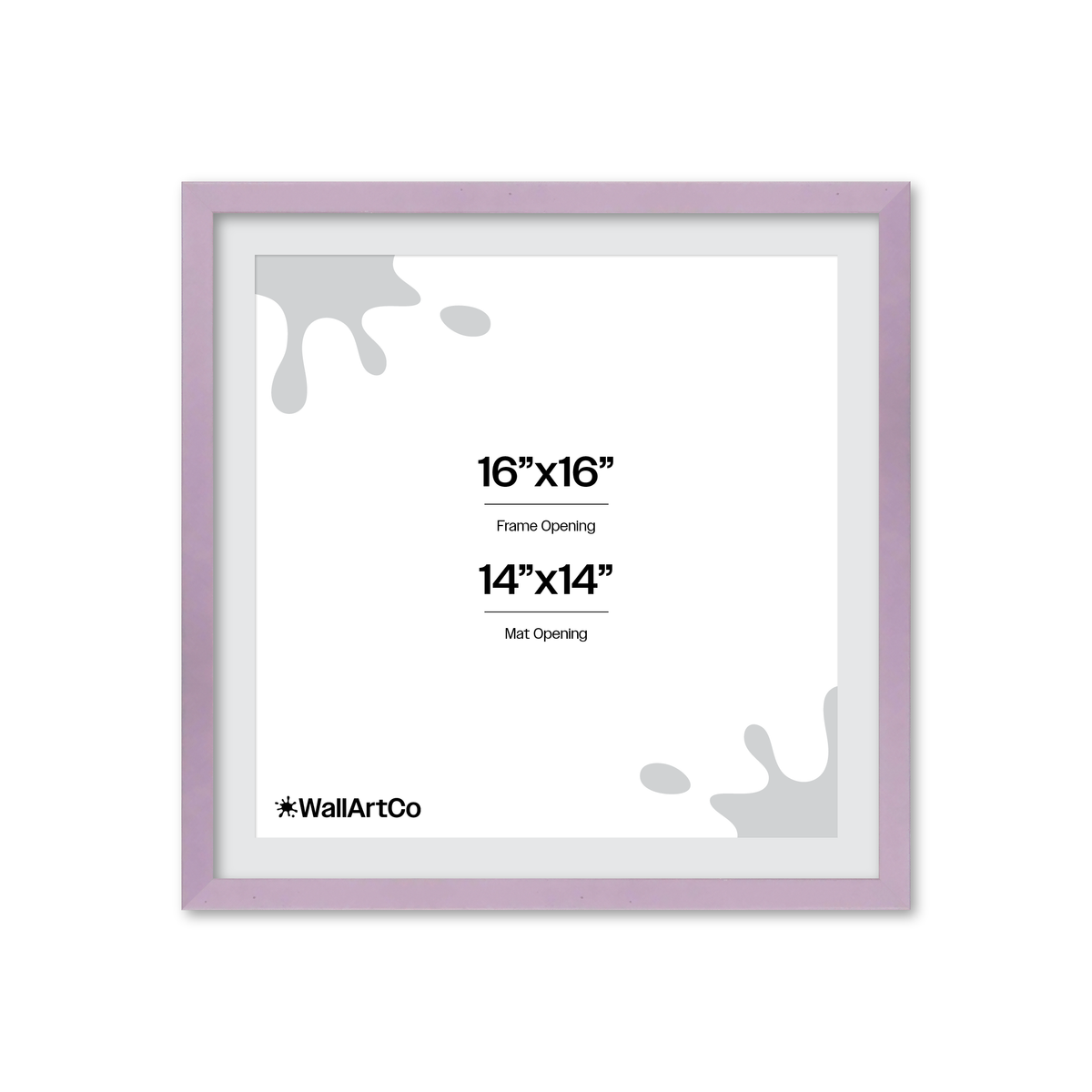 The Attention Grabber Purple Picture Frame