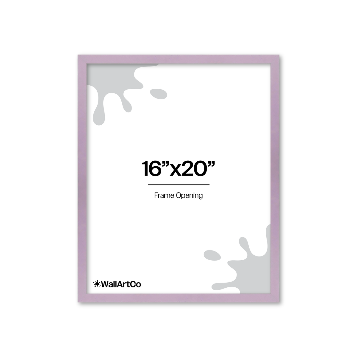 The Attention Grabber Purple Picture Frame