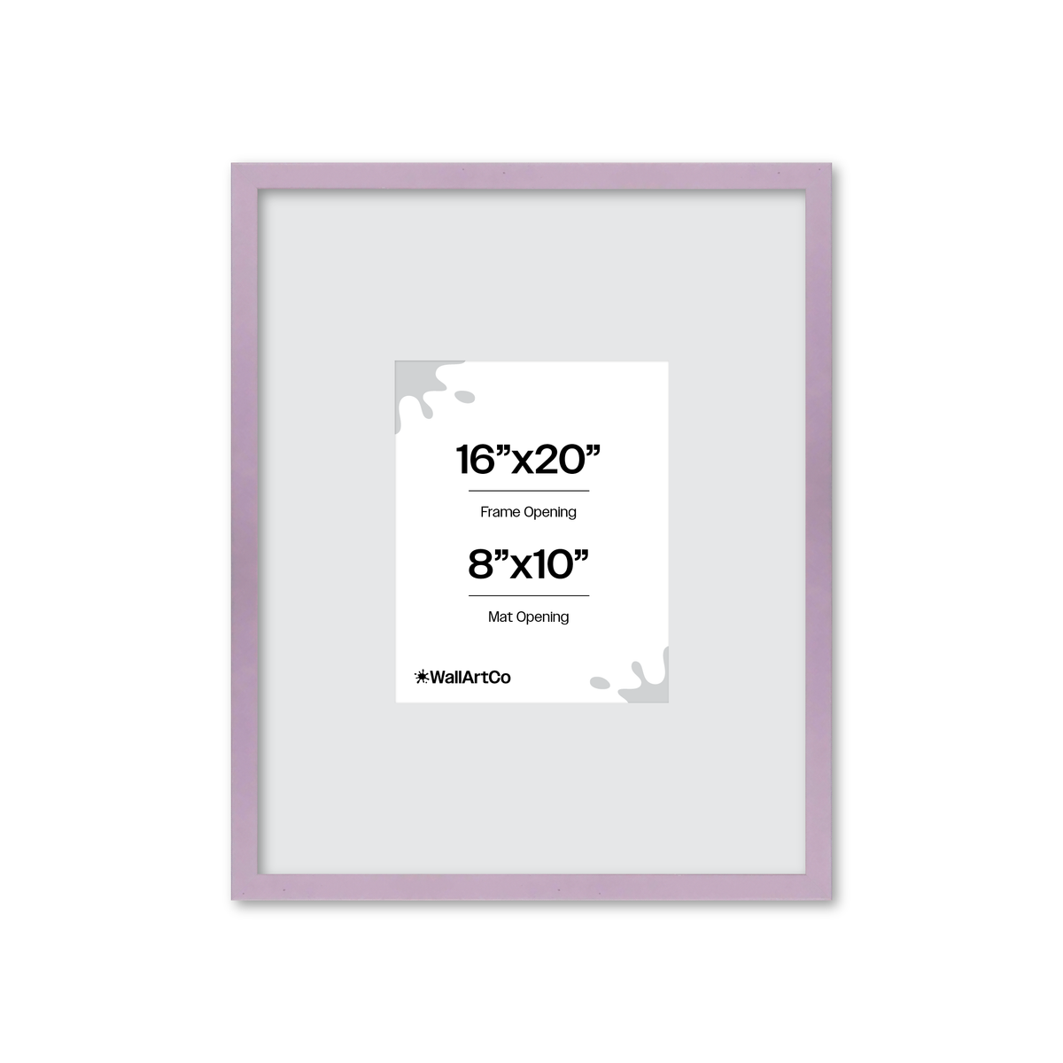 The Attention Grabber Purple Picture Frame