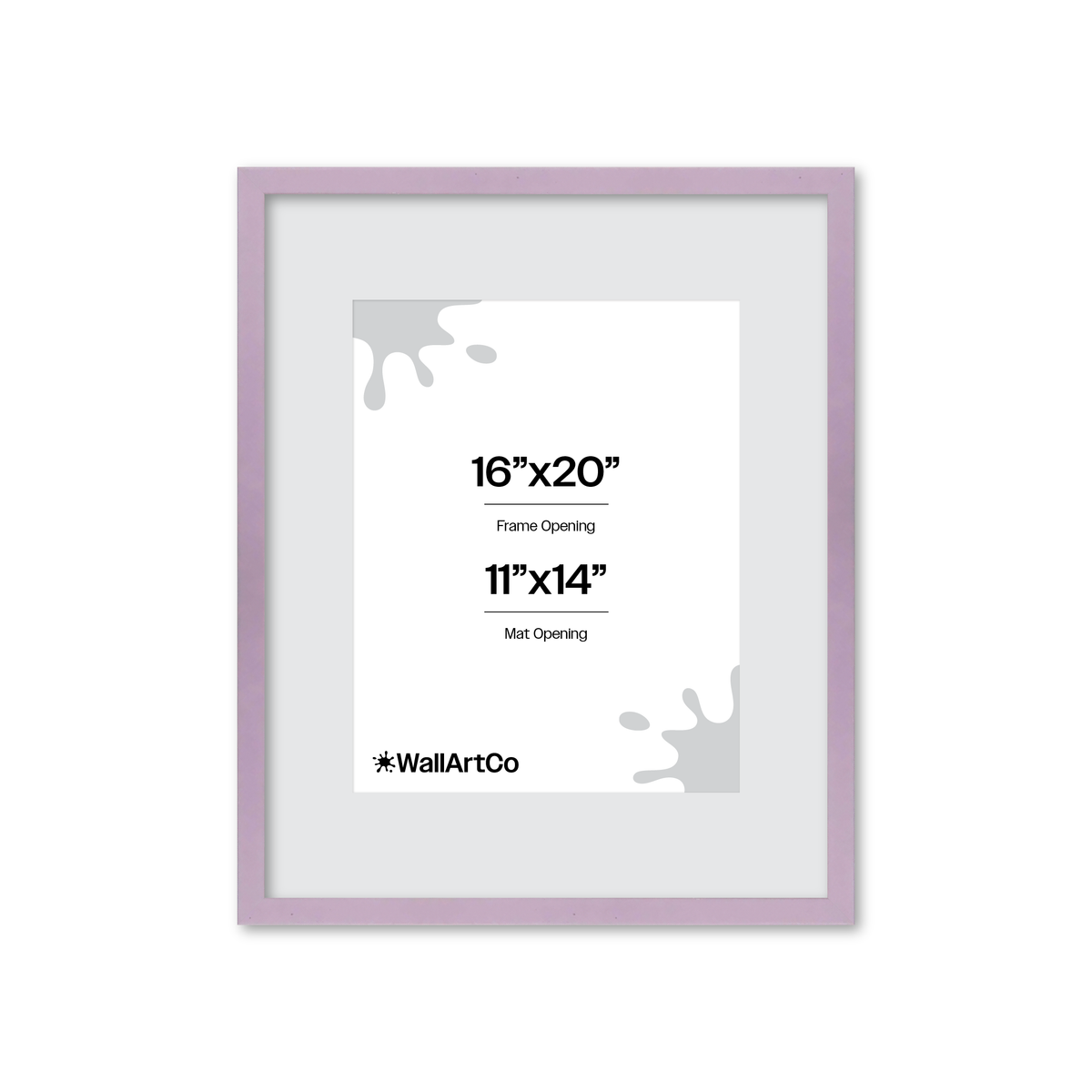 The Attention Grabber Purple Picture Frame