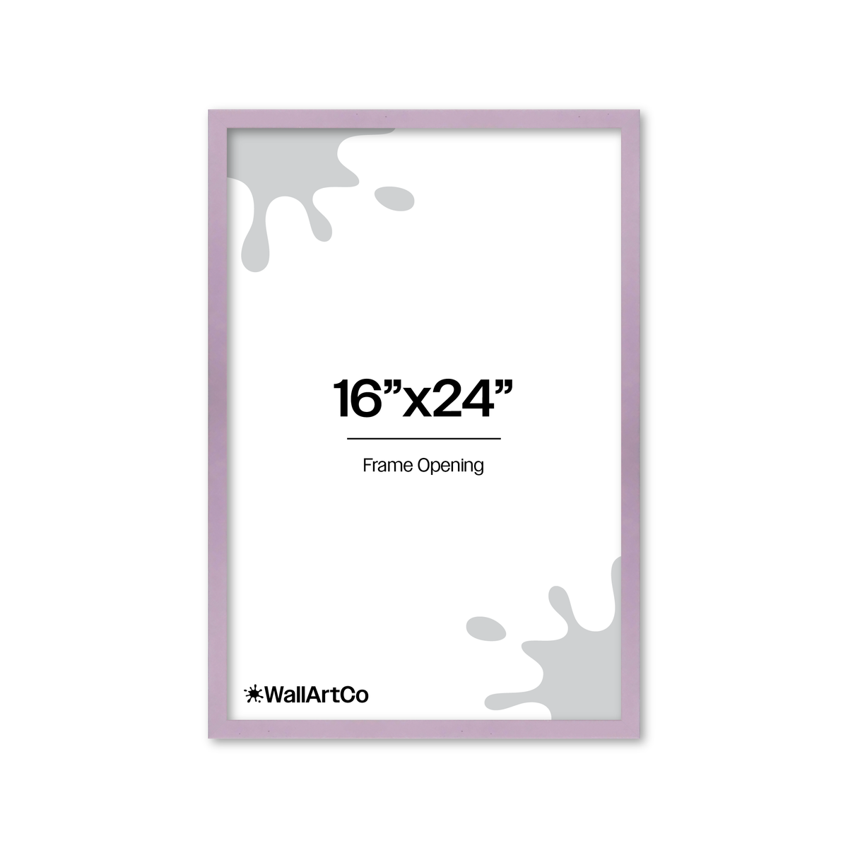 The Attention Grabber Purple Picture Frame
