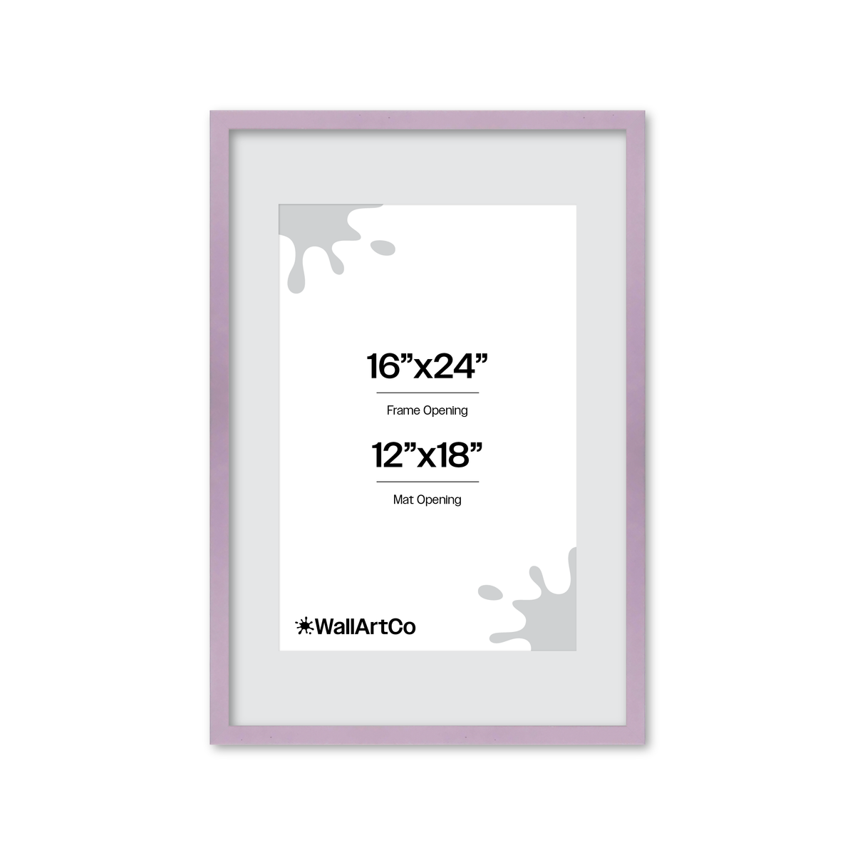 The Attention Grabber Purple Picture Frame