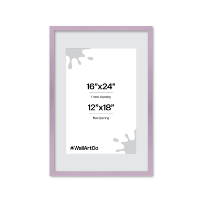 The Attention Grabber Purple Picture Frame