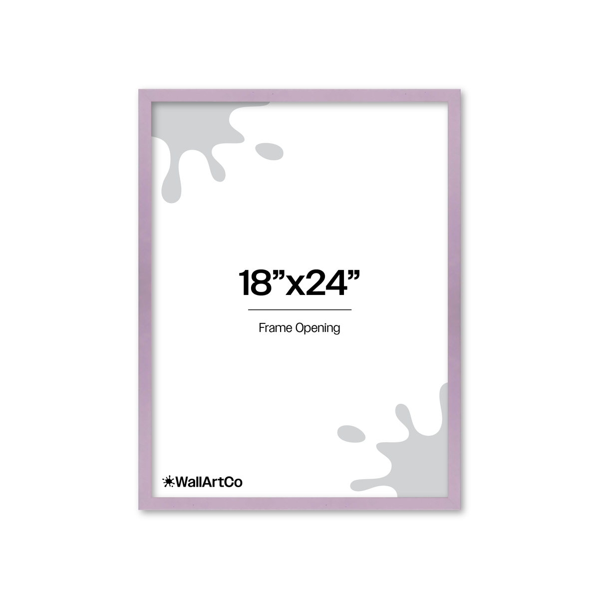 The Attention Grabber Purple Picture Frame