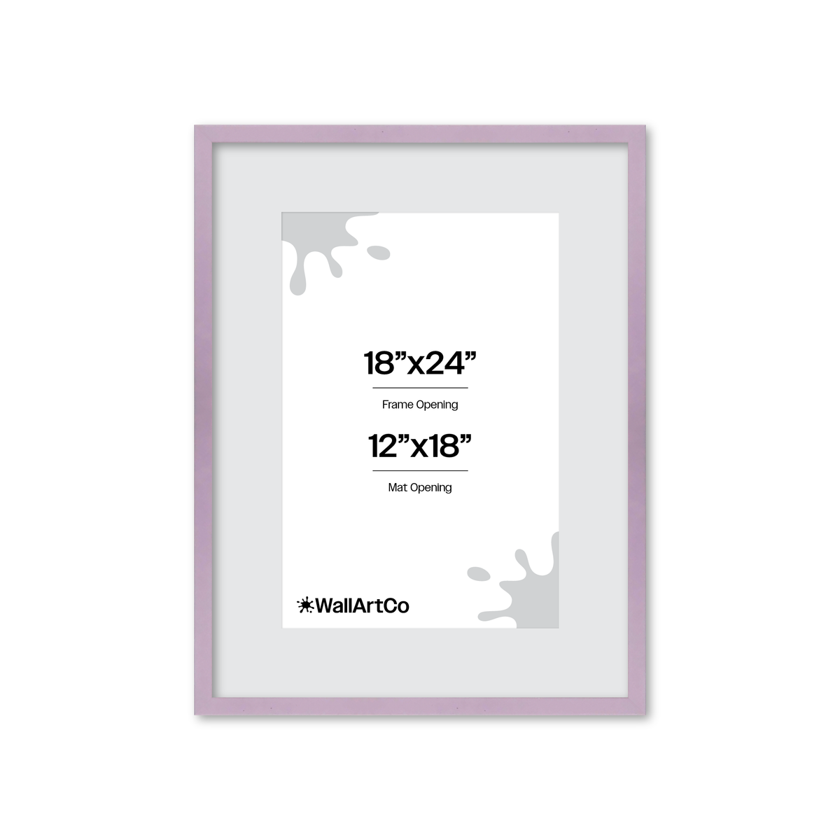 The Attention Grabber Purple Picture Frame