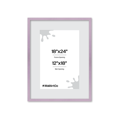 The Attention Grabber Purple Picture Frame