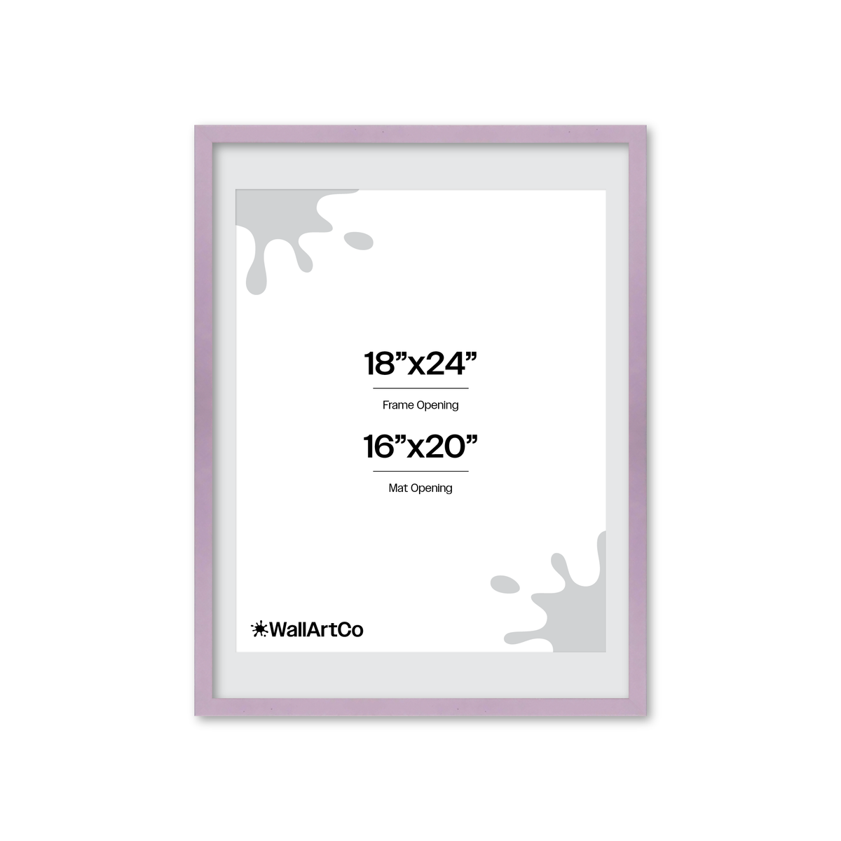 The Attention Grabber Purple Picture Frame