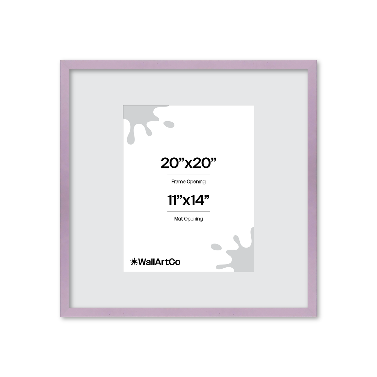 The Attention Grabber Purple Picture Frame