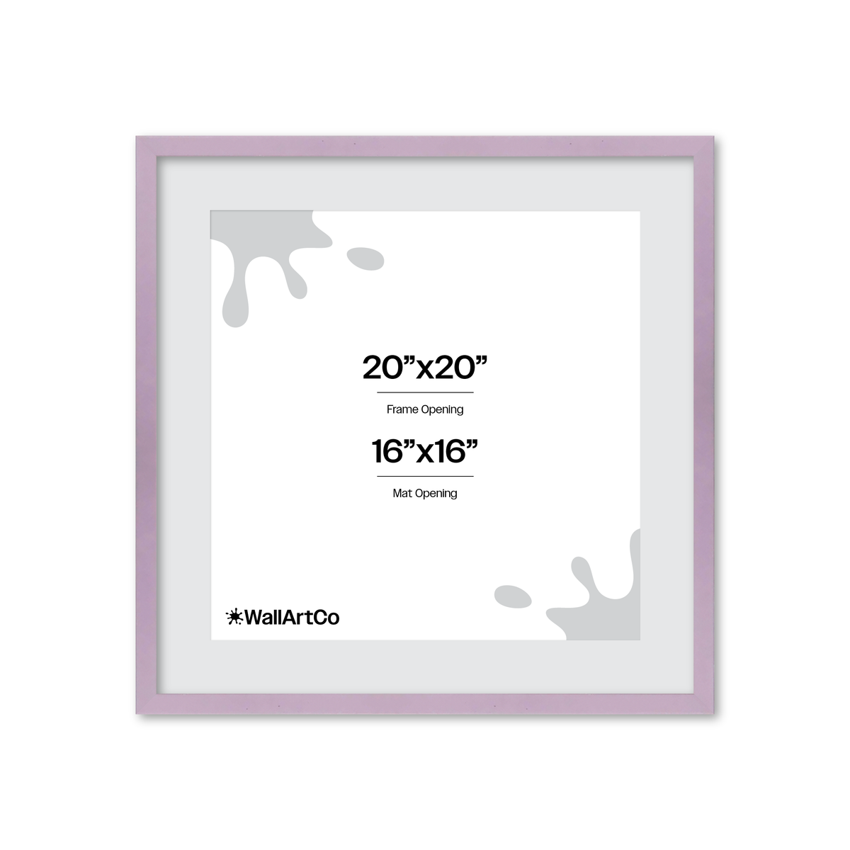 The Attention Grabber Purple Picture Frame