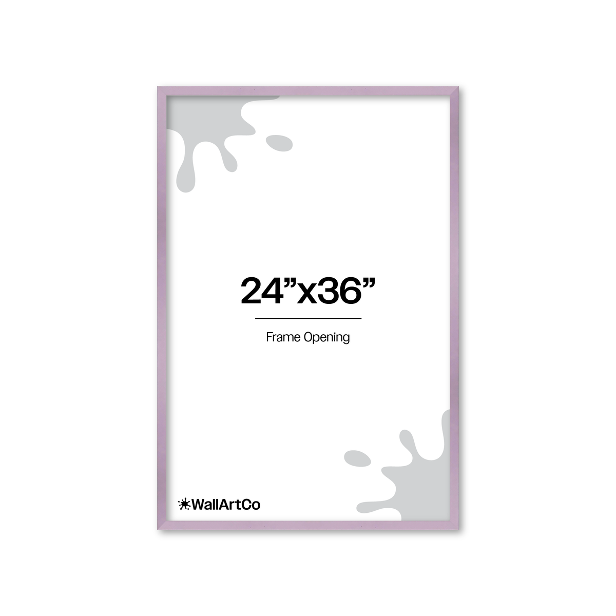 The Attention Grabber Purple Picture Frame