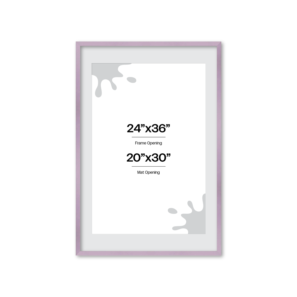 The Attention Grabber Purple Picture Frame