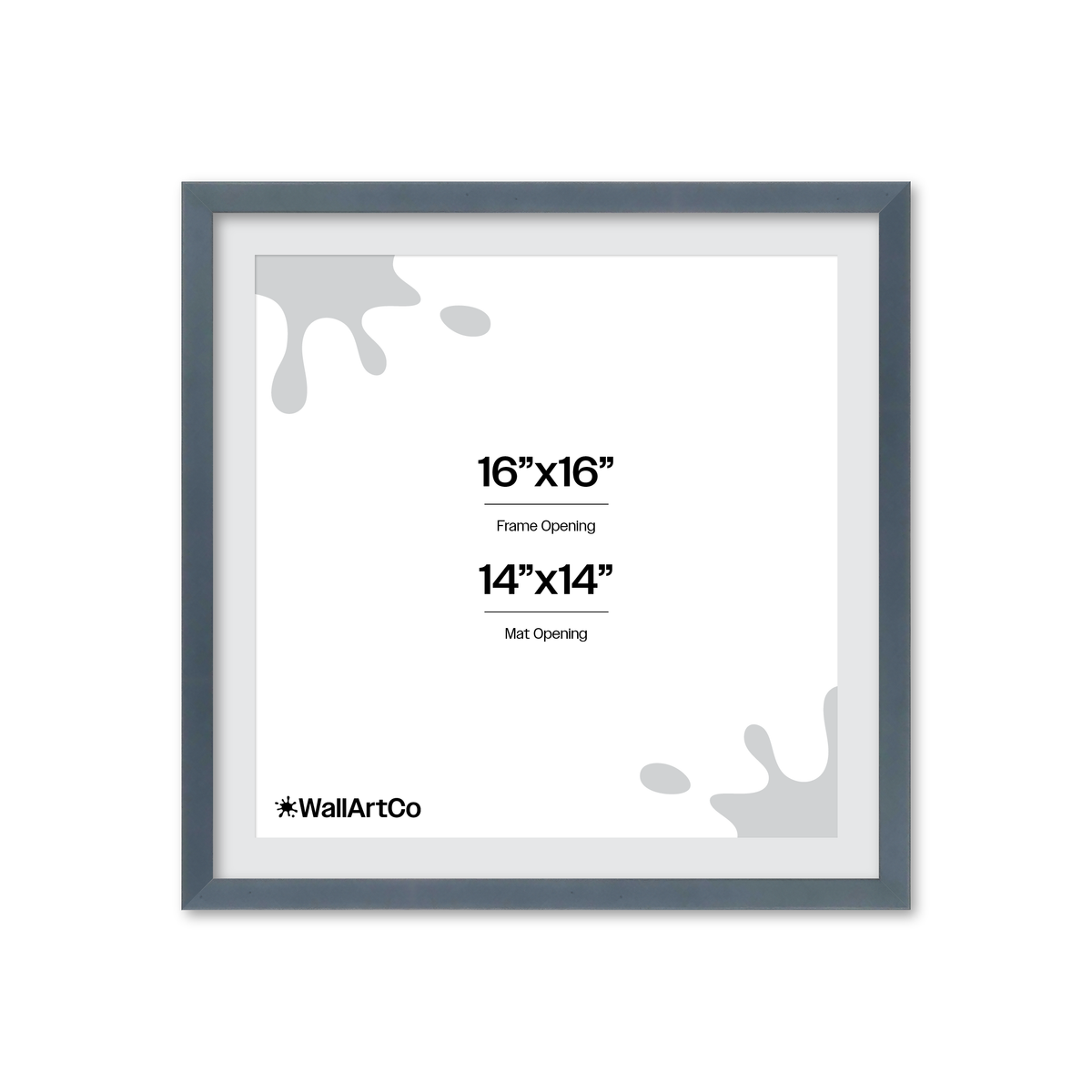 The Attention Grabber Navy Blue Picture Frame