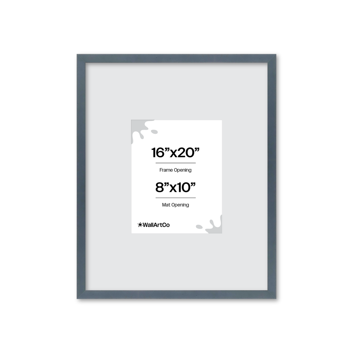 The Attention Grabber Navy Blue Picture Frame