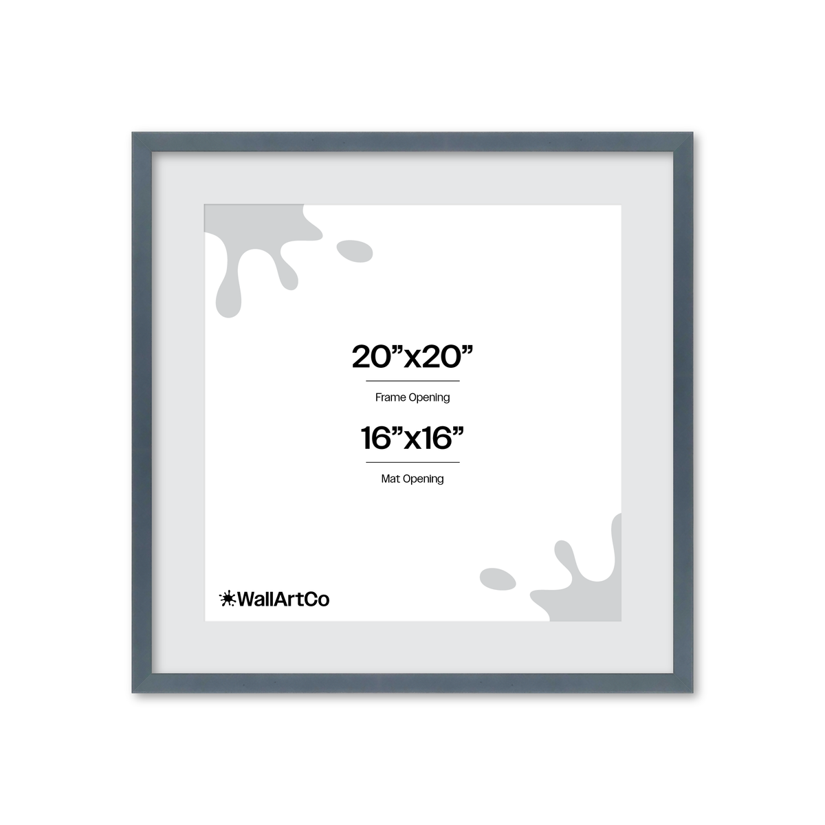 The Attention Grabber Navy Blue Picture Frame