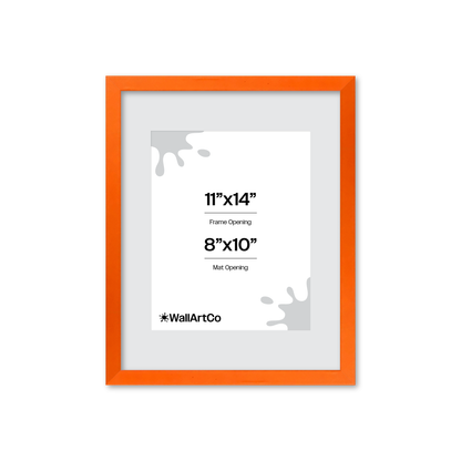The Attention Grabber Orange Picture Frame
