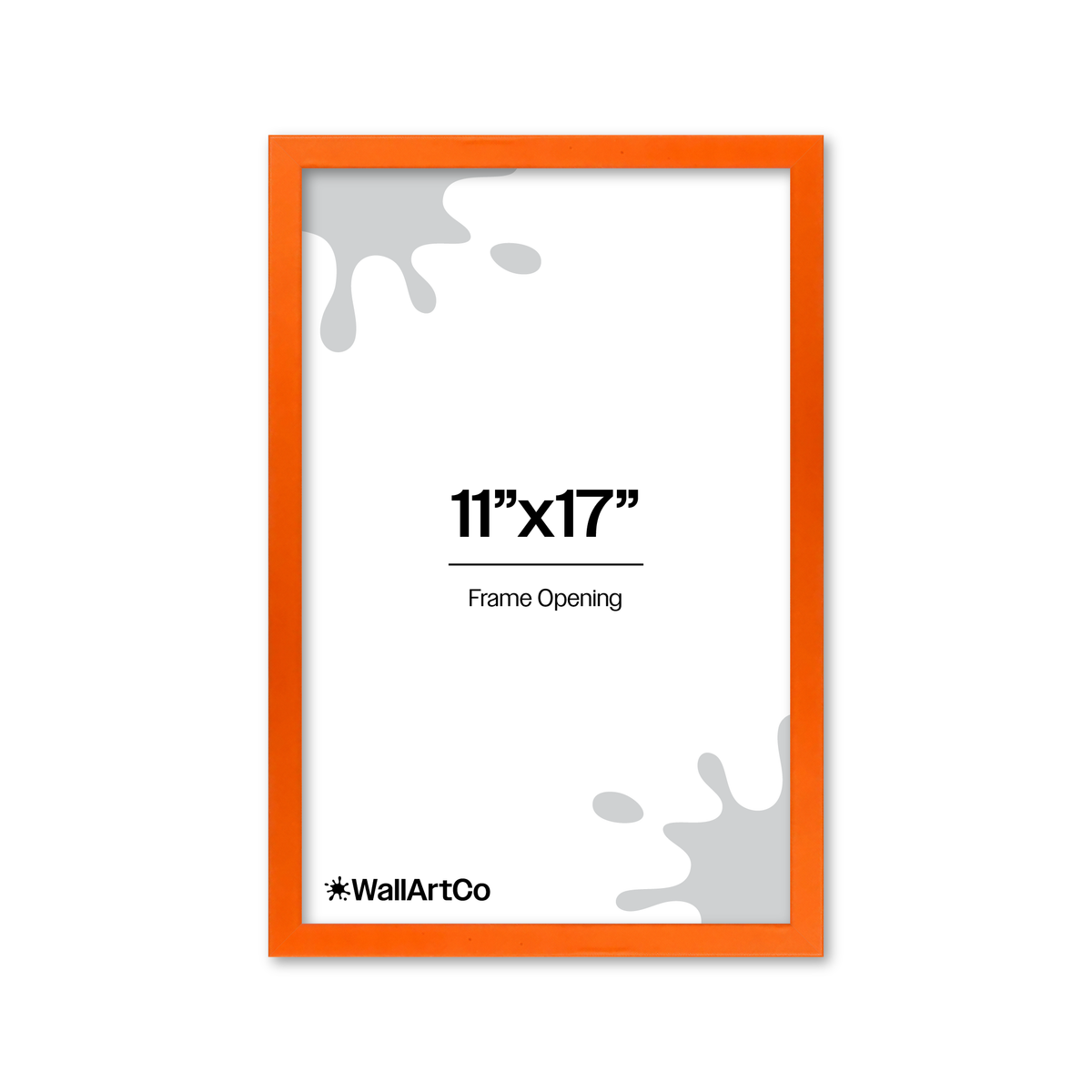 The Attention Grabber Orange Picture Frame