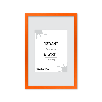The Attention Grabber Orange Picture Frame