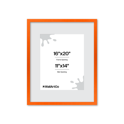 The Attention Grabber Orange Picture Frame