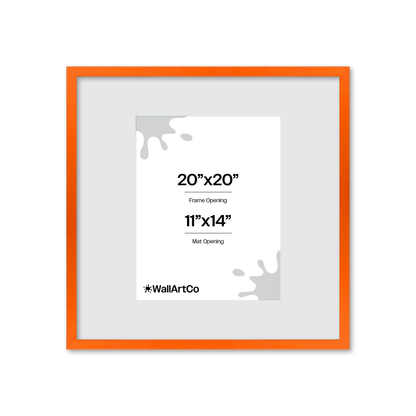 The Attention Grabber Orange Picture Frame