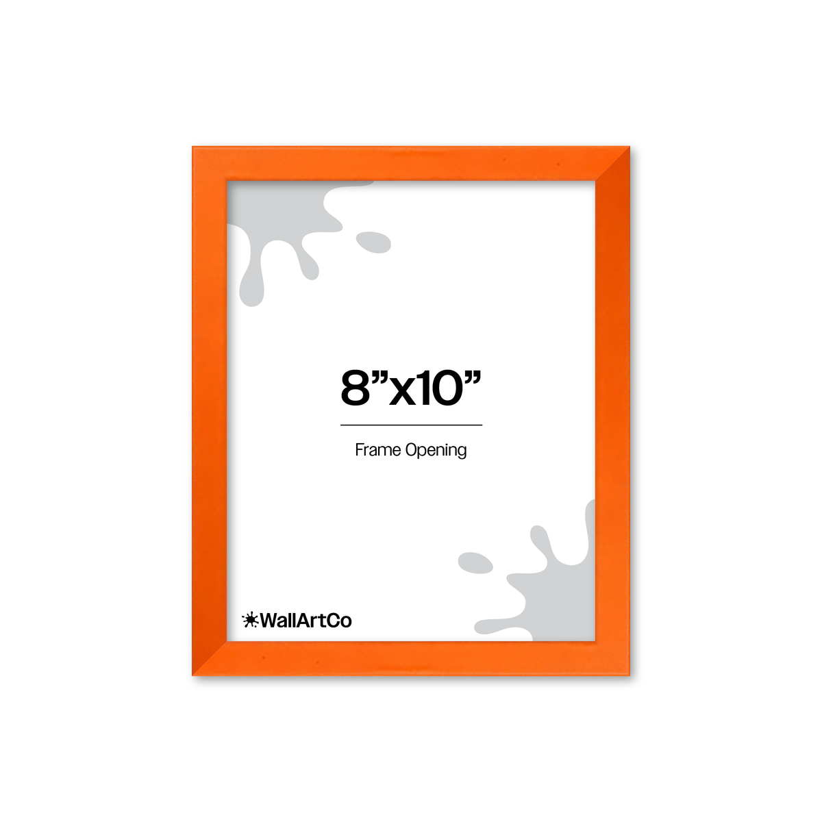 The Attention Grabber Orange Picture Frame