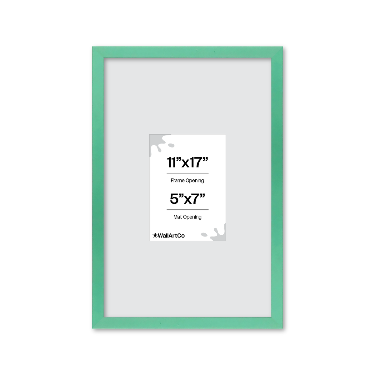 The Attention Grabber Light Green Picture Frame