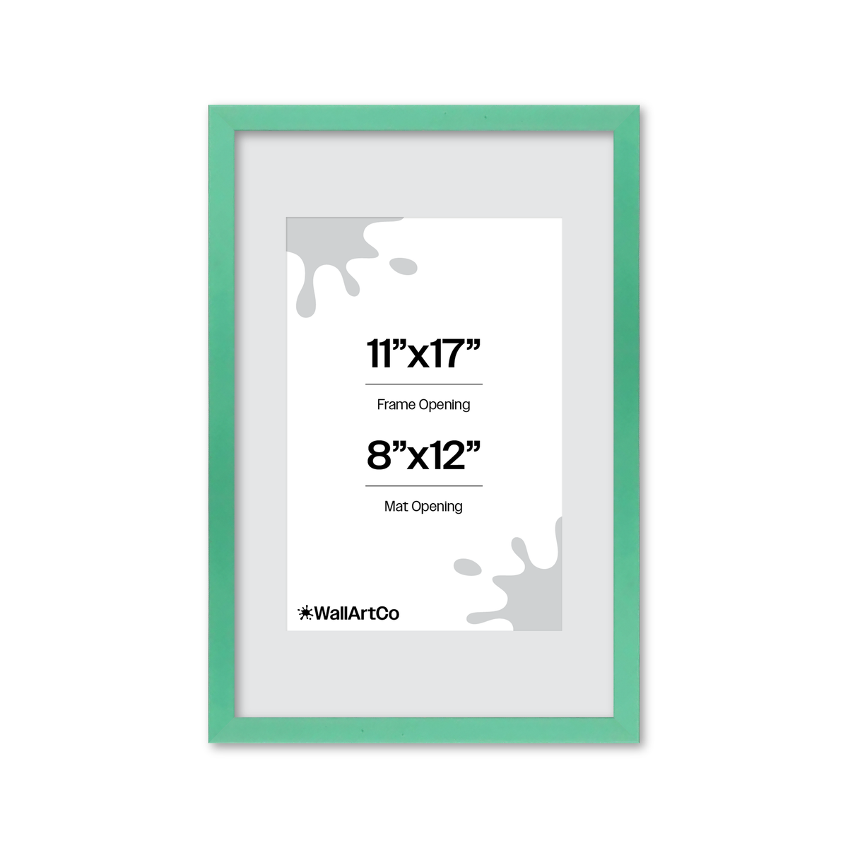 The Attention Grabber Light Green Picture Frame