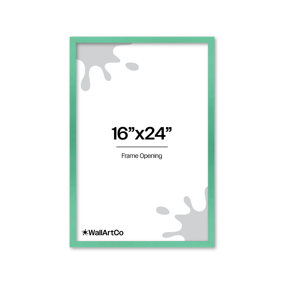The Attention Grabber Light Green Picture Frame