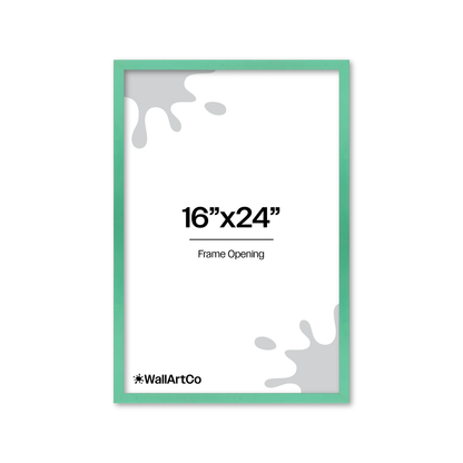 The Attention Grabber Light Green Picture Frame