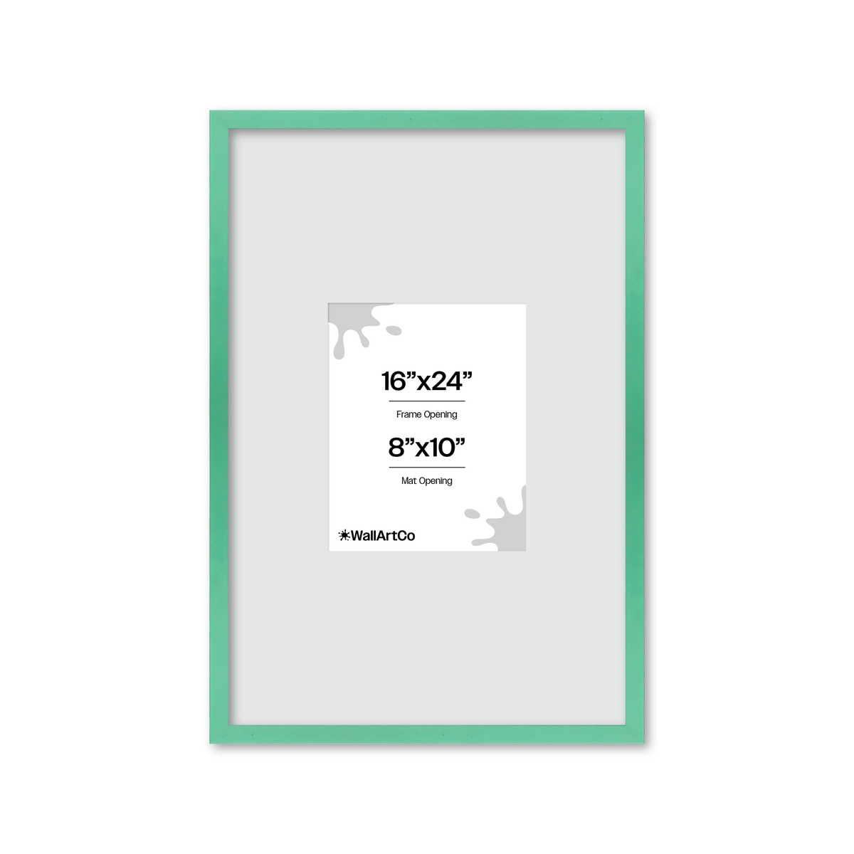 The Attention Grabber Light Green Picture Frame
