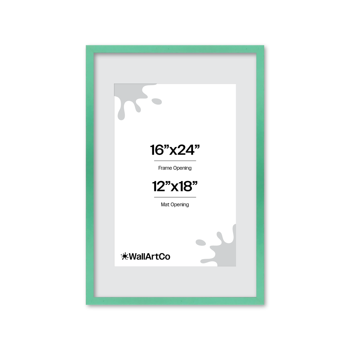 The Attention Grabber Light Green Picture Frame