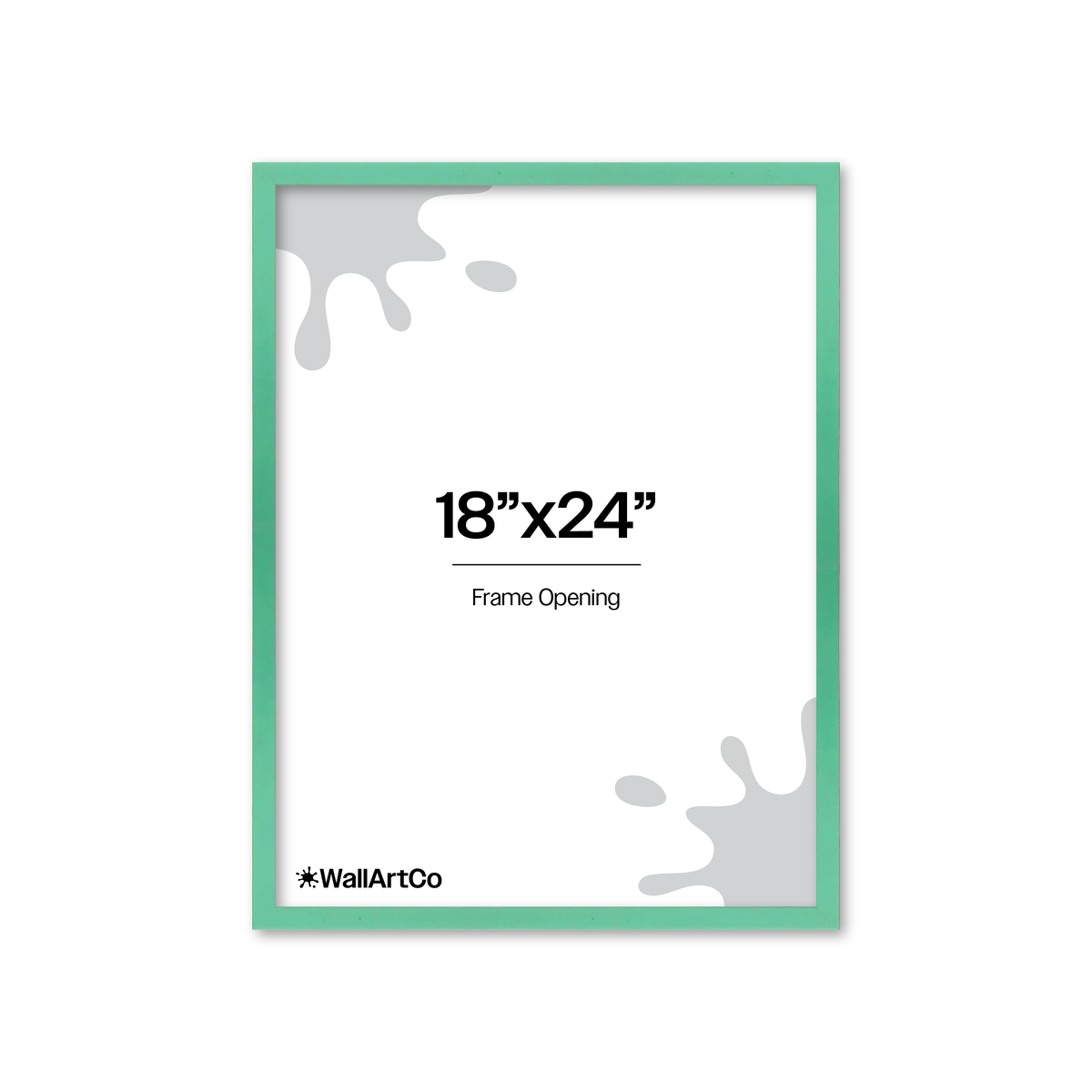 The Attention Grabber Light Green Picture Frame