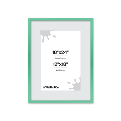 The Attention Grabber Light Green Picture Frame