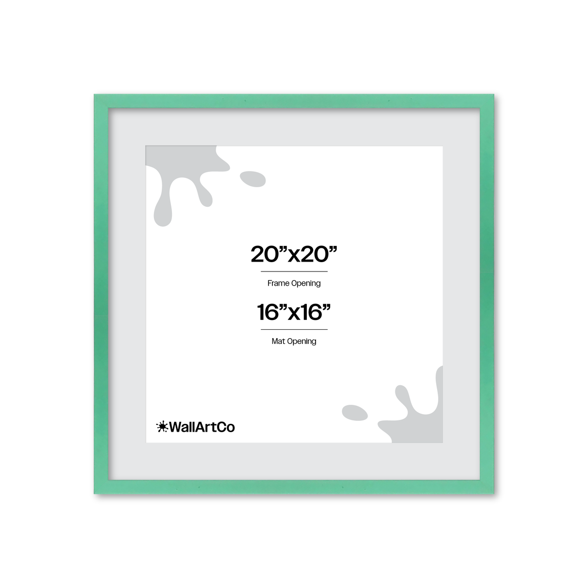 The Attention Grabber Light Green Picture Frame