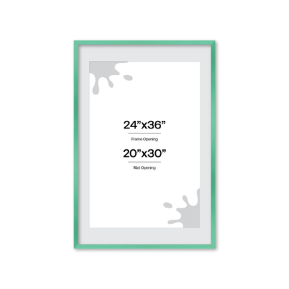 The Attention Grabber Light Green Picture Frame