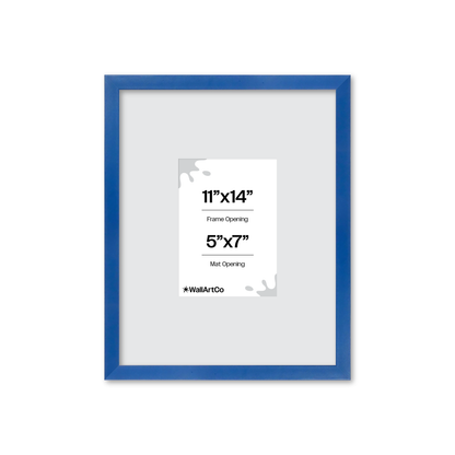 The Attention Grabber Blue Picture Frame