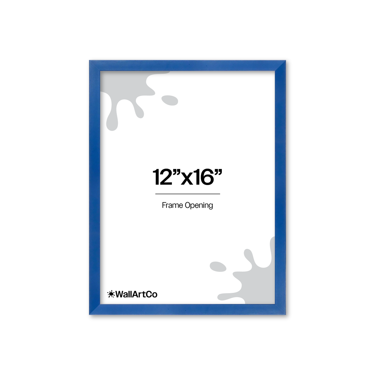 The Attention Grabber Blue Picture Frame