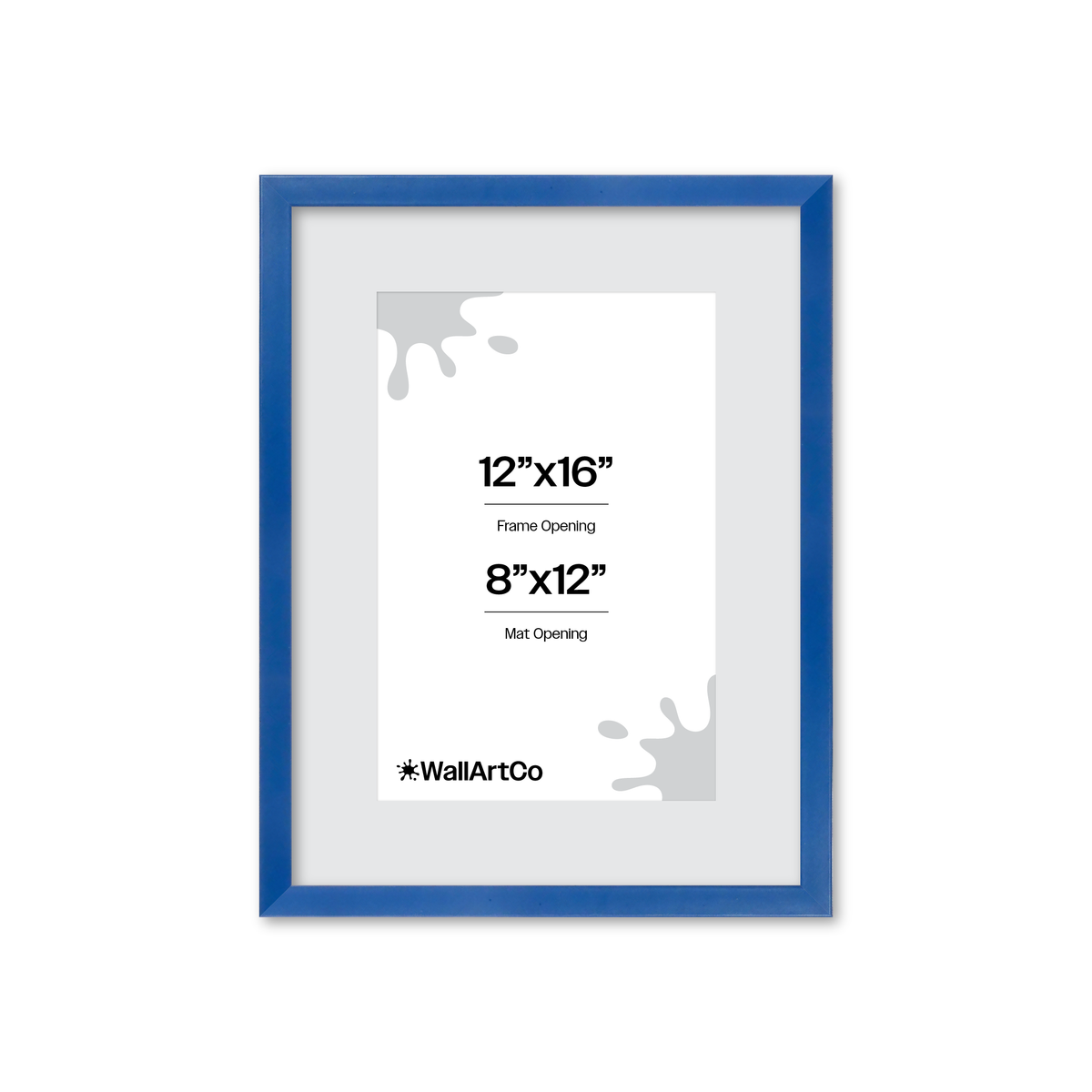 The Attention Grabber Blue Picture Frame