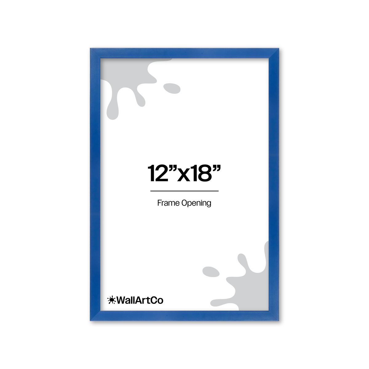 The Attention Grabber Blue Picture Frame