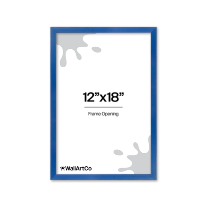 The Attention Grabber Blue Picture Frame