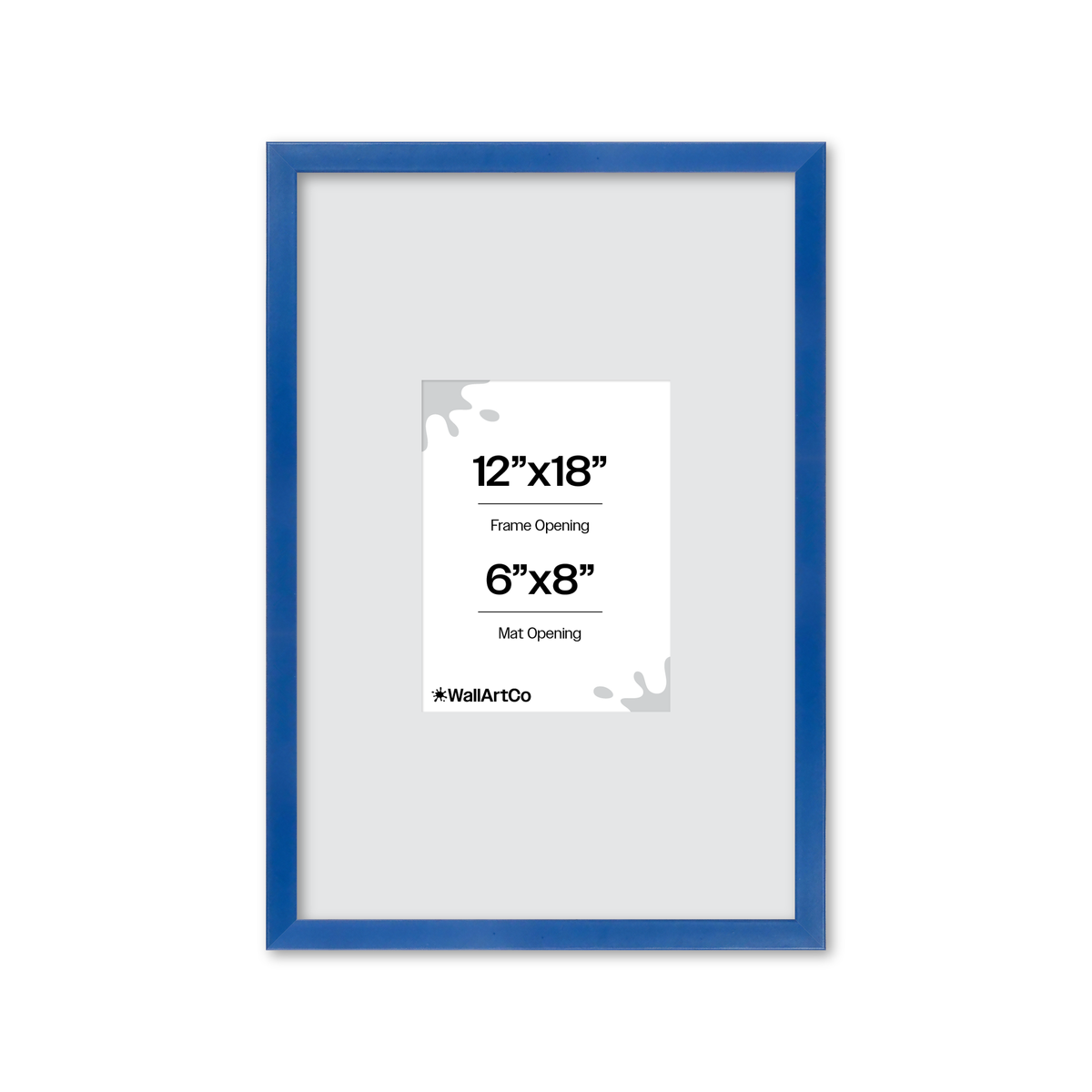 The Attention Grabber Blue Picture Frame