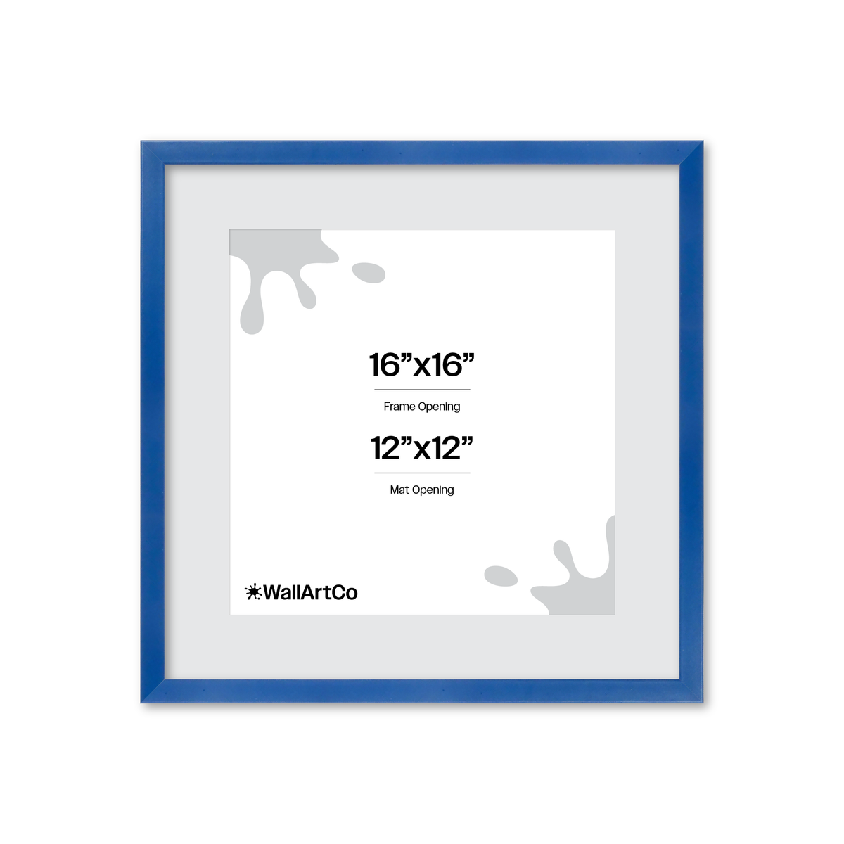 The Attention Grabber Blue Picture Frame