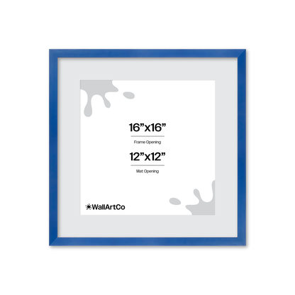 The Attention Grabber Blue Picture Frame