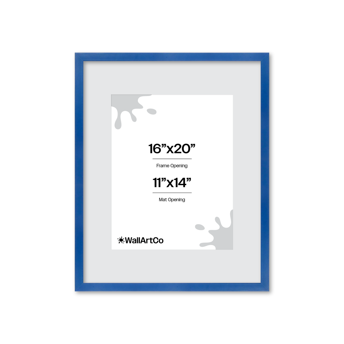 The Attention Grabber Blue Picture Frame