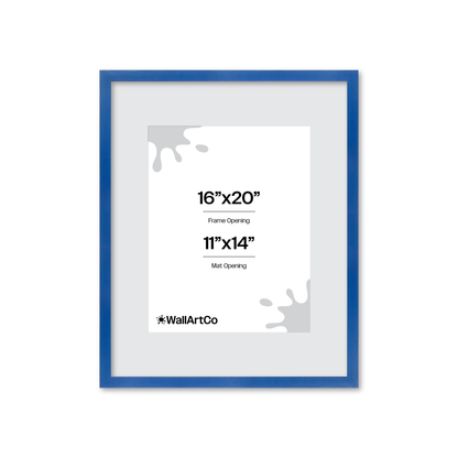 The Attention Grabber Blue Picture Frame
