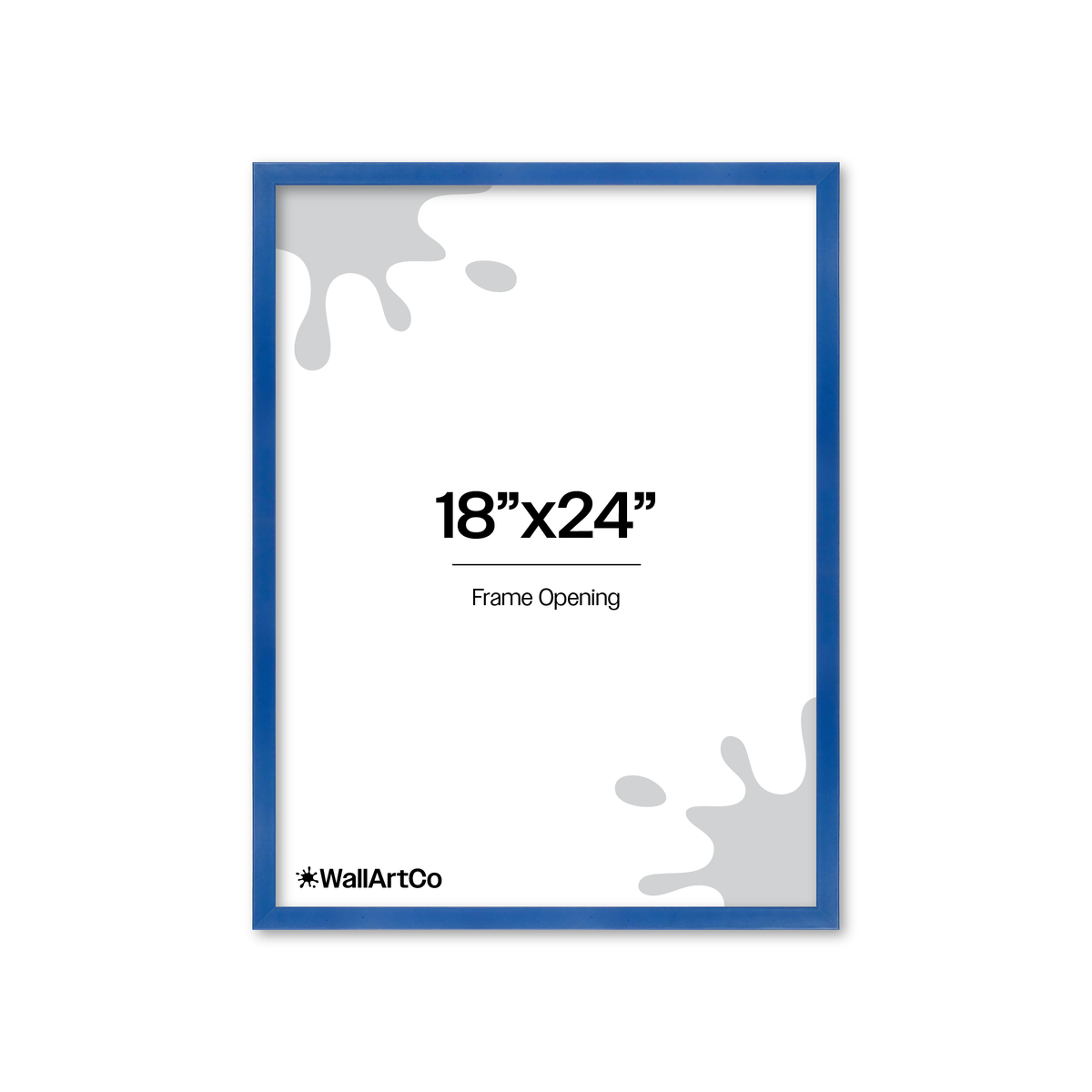 The Attention Grabber Blue Picture Frame