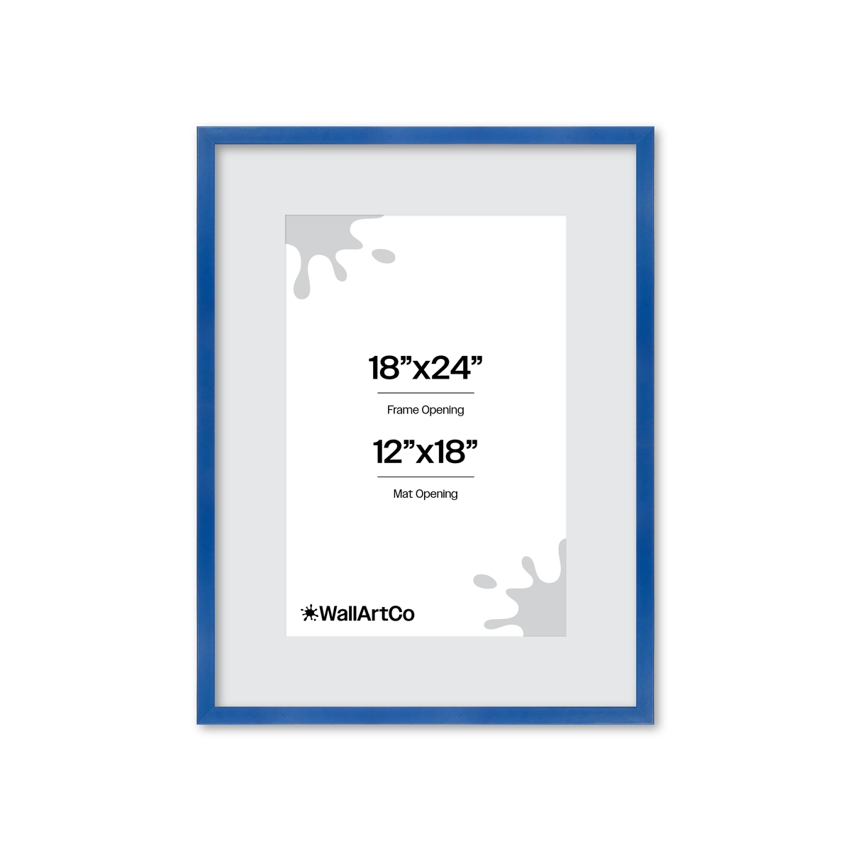 The Attention Grabber Blue Picture Frame
