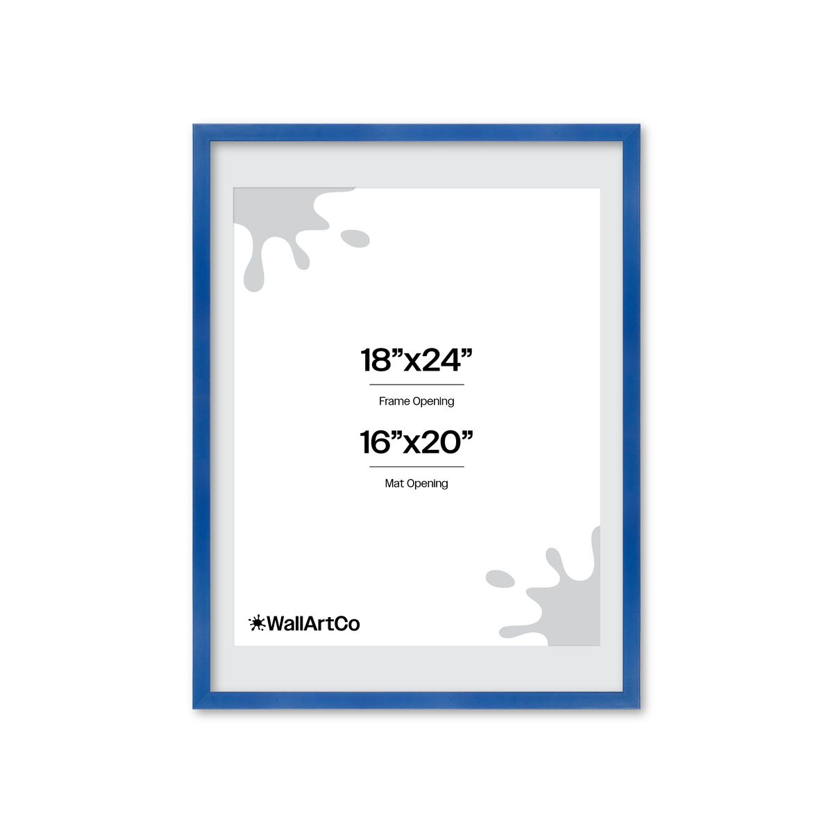 The Attention Grabber Blue Picture Frame