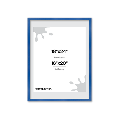 The Attention Grabber Blue Picture Frame